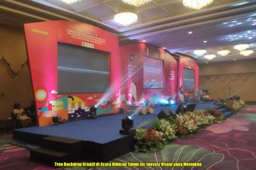Tren Backdrop Kreatif di Acara Hiburan Tahun Ini: Inovasi Visual yang Memukau