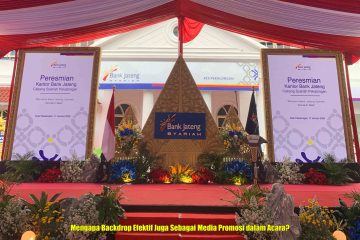 Mengapa Backdrop Efektif Juga Sebagai Media Promosi dalam Acara?