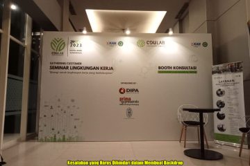 Kesalahan yang Harus Dihindari dalam Membuat Backdrop
