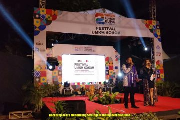 Backdrop Acara Mendukung Strategi Branding Berkelanjutan