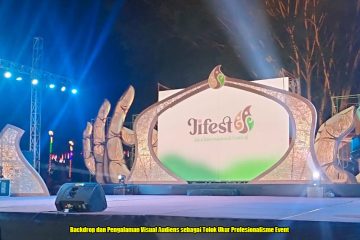 Backdrop dan Pengalaman Visual Audiens sebagai Tolok Ukur Profesionalisme Event