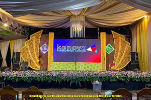 Memilih Warna dan Ornamen Backdrop Acara Ramadhan yang Estetik dan Berkelas