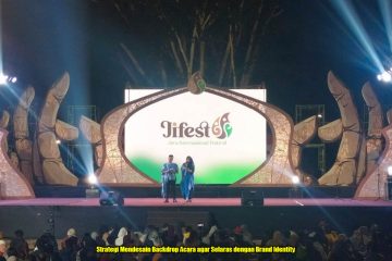 Strategi Mendesain Backdrop Acara agar Selaras dengan Brand Identity