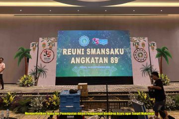 Memperhatikan Skala dan Penempatan dalam Penggunaan Backdrop Acara agar Tampil Maksimal dan Profesional