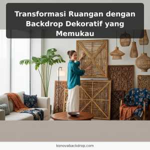 Transformasi Ruangan dengan Backdrop Dekoratif yang Memukau
