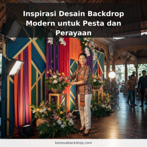 Inspirasi Desain Backdrop Modern untuk Pesta dan Perayaan