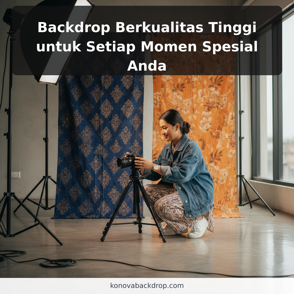 Backdrop Berkualitas Tinggi untuk Setiap Momen Spesial Anda - ilustrasi