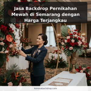 Jasa Backdrop Pernikahan Mewah di Semarang dengan Harga Terjangkau