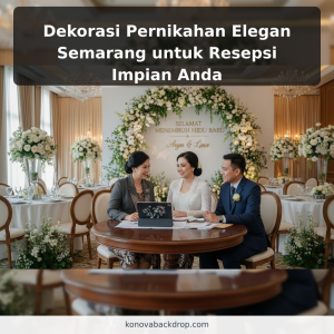 Dekorasi Pernikahan Elegan Semarang untuk Resepsi Impian Anda