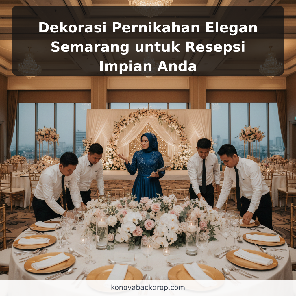 Dekorasi Pernikahan Elegan Semarang untuk Resepsi Impian Anda - ilustrasi
