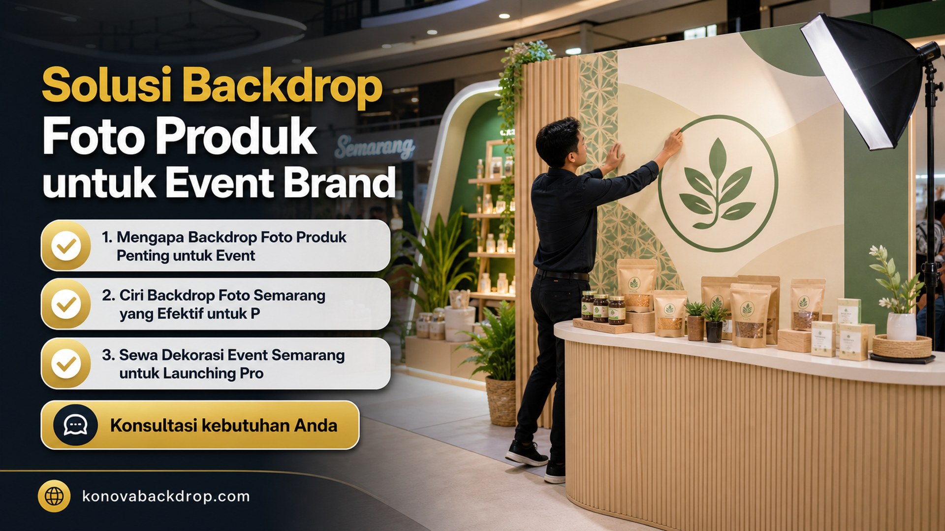 backdrop pernikahan Semarang - Solusi Backdrop Foto Produk untuk Event Brand