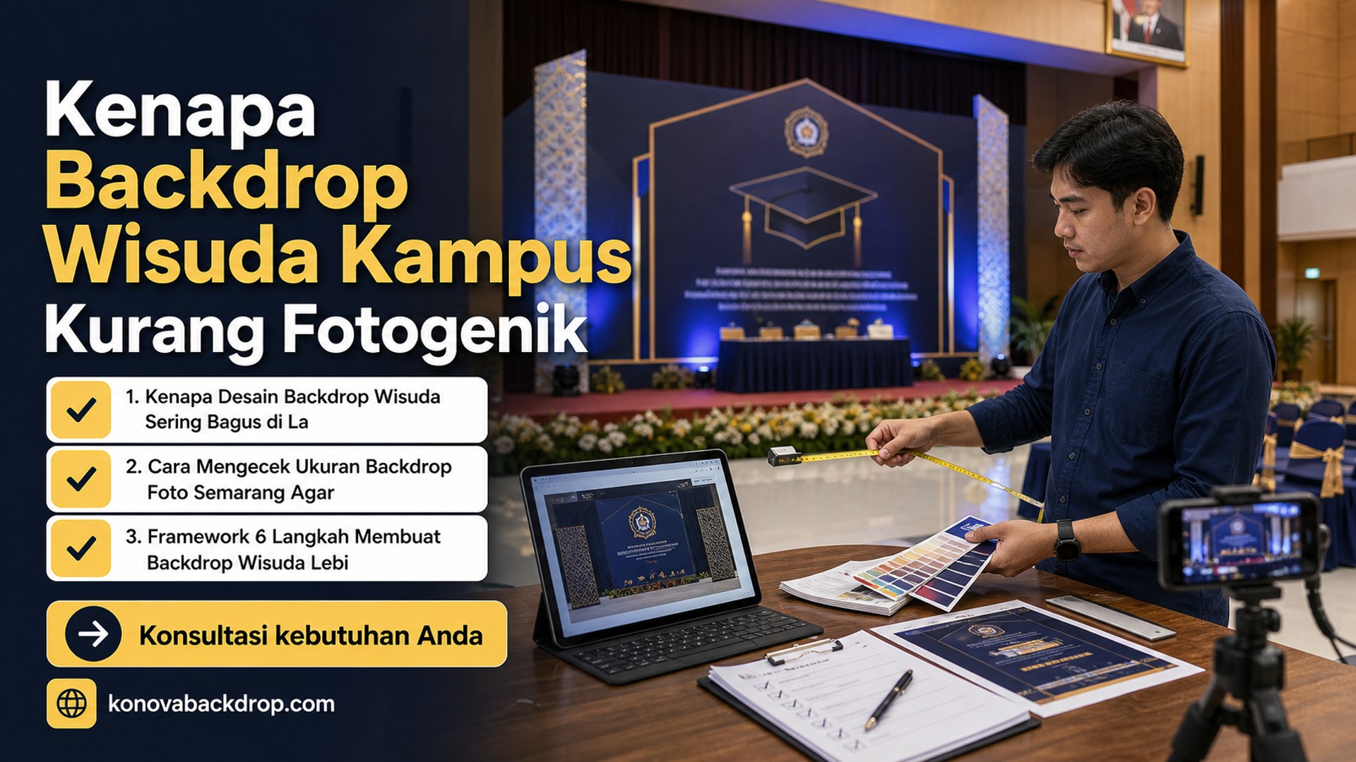 backdrop pernikahan Semarang - Kenapa Backdrop Wisuda Kampus Kurang Fotogenik