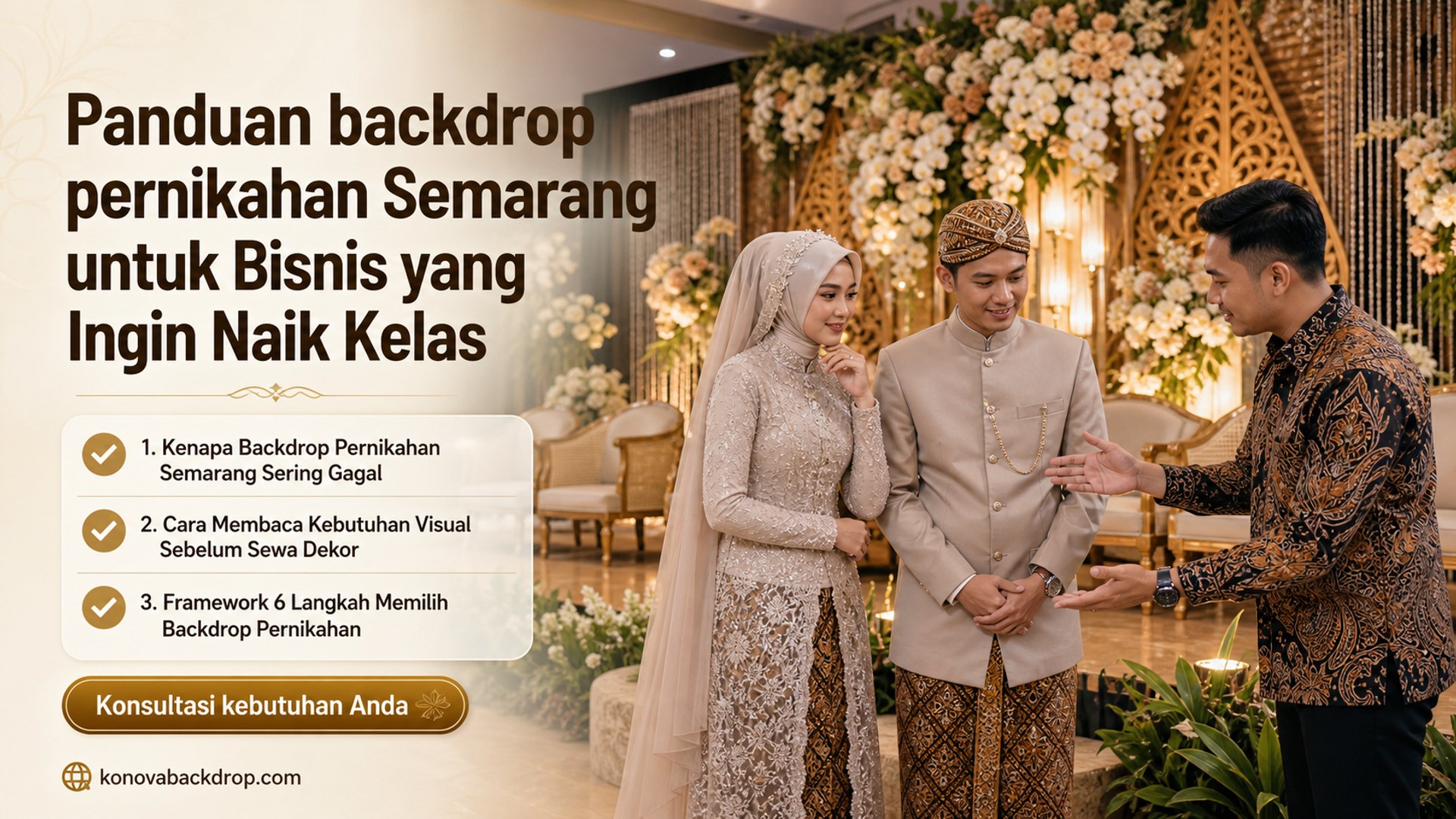 Panduan backdrop pernikahan Semarang untuk Bisnis yang Ingin Naik Kelas