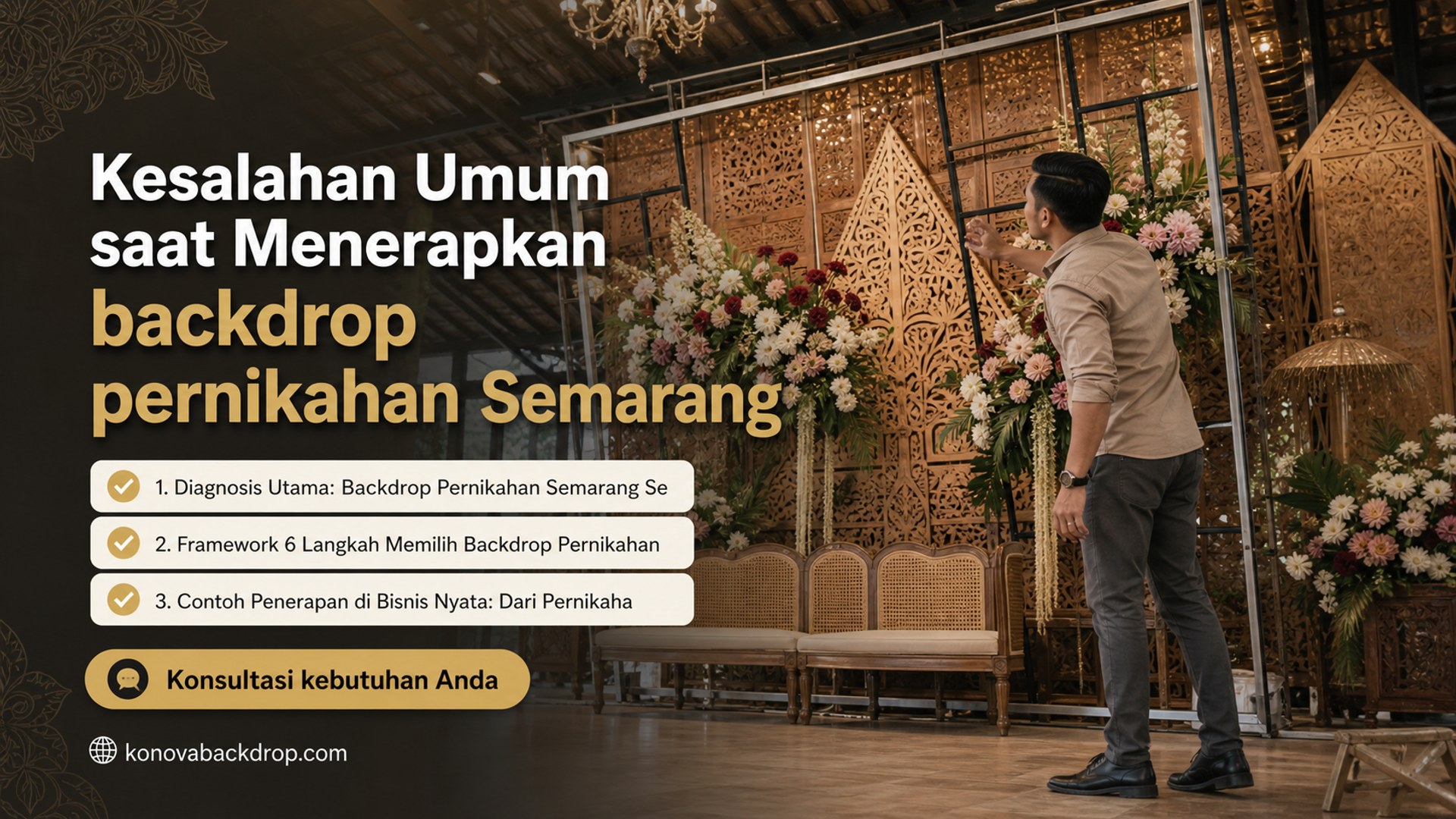 Kesalahan Umum saat Menerapkan backdrop pernikahan Semarang