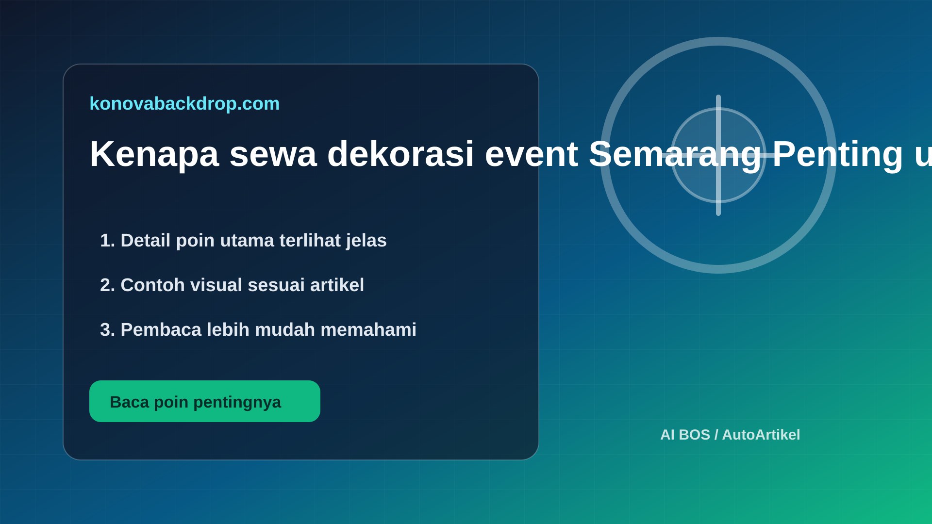 Ilustrasi backdrop pernikahan Semarang - Kenapa sewa dekorasi event Semarang Penting untuk Founder Bisnis