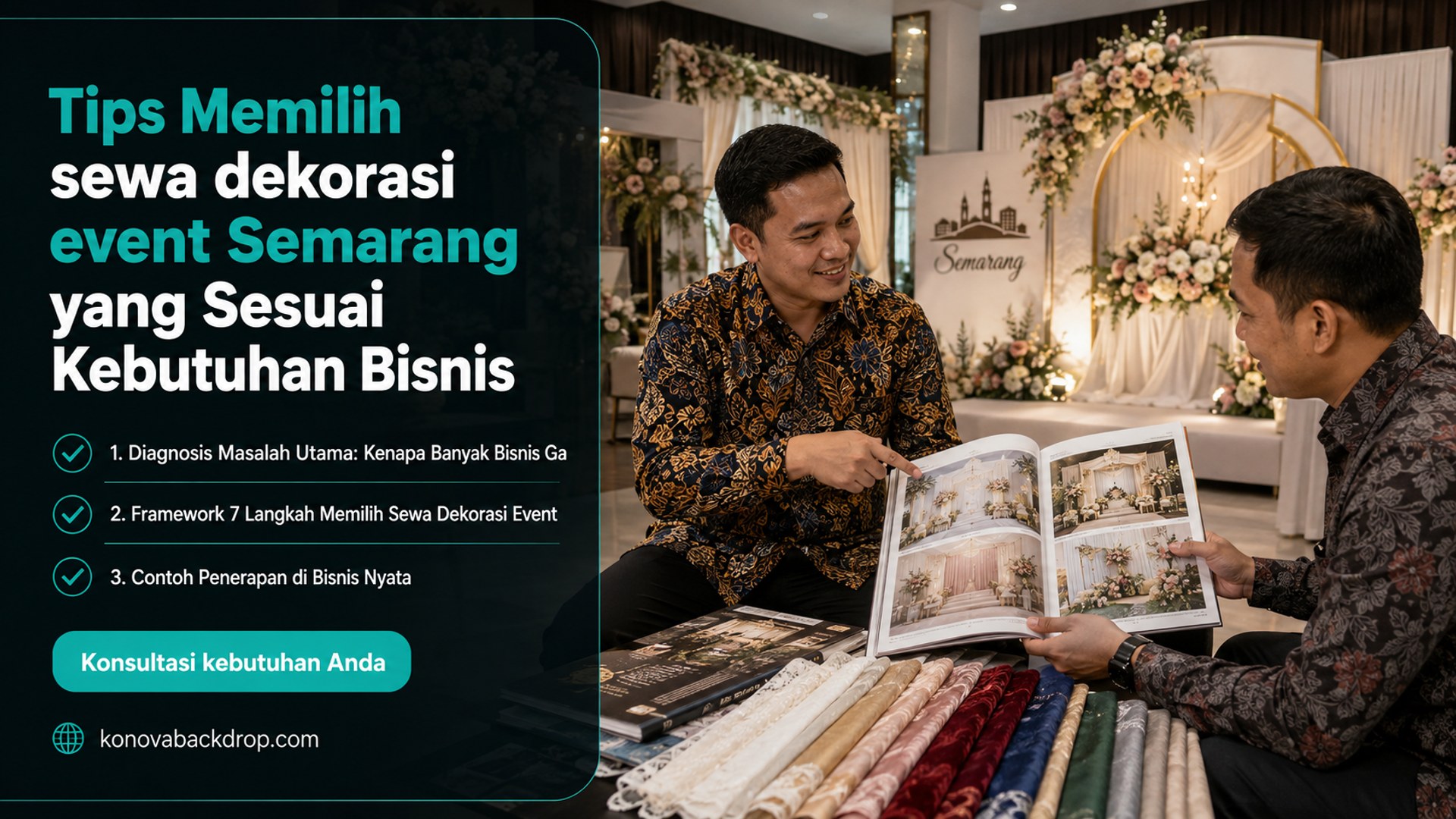 backdrop pernikahan Semarang - Tips Memilih sewa dekorasi event Semarang yang Sesuai Kebutuhan Bisnis