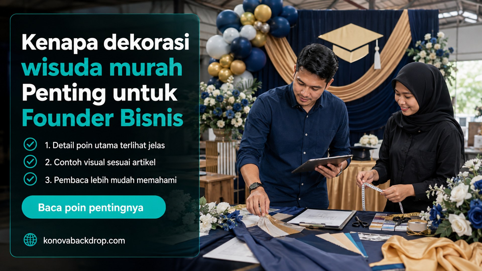 Ilustrasi backdrop pernikahan Semarang - Kenapa dekorasi wisuda murah Penting untuk Founder Bisnis