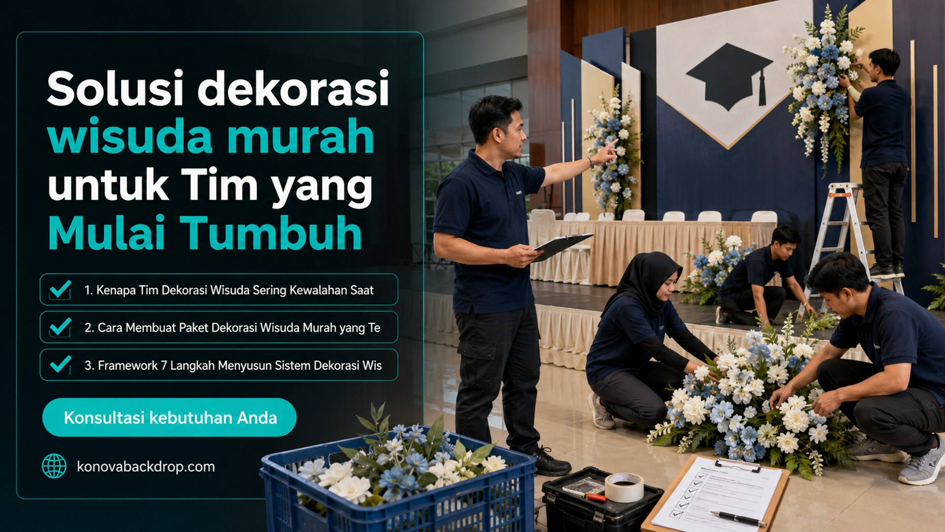 backdrop pernikahan Semarang - Solusi dekorasi wisuda murah untuk Tim yang Mulai Tumbuh