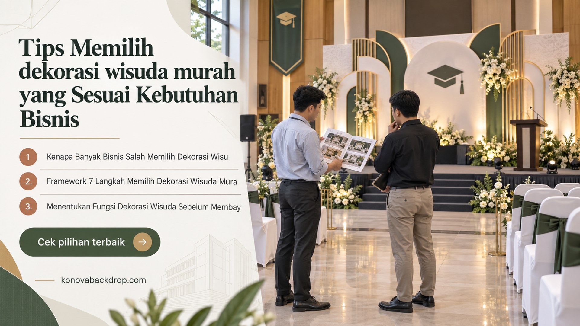 backdrop pernikahan Semarang - Tips Memilih dekorasi wisuda murah yang Sesuai Kebutuhan Bisnis