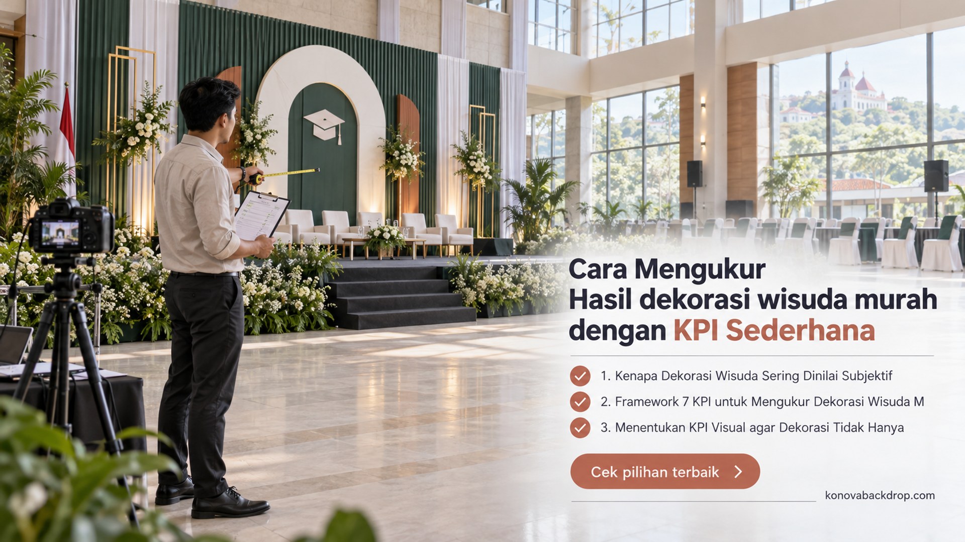 backdrop pernikahan Semarang - Cara Mengukur Hasil dekorasi wisuda murah dengan KPI Sederhana