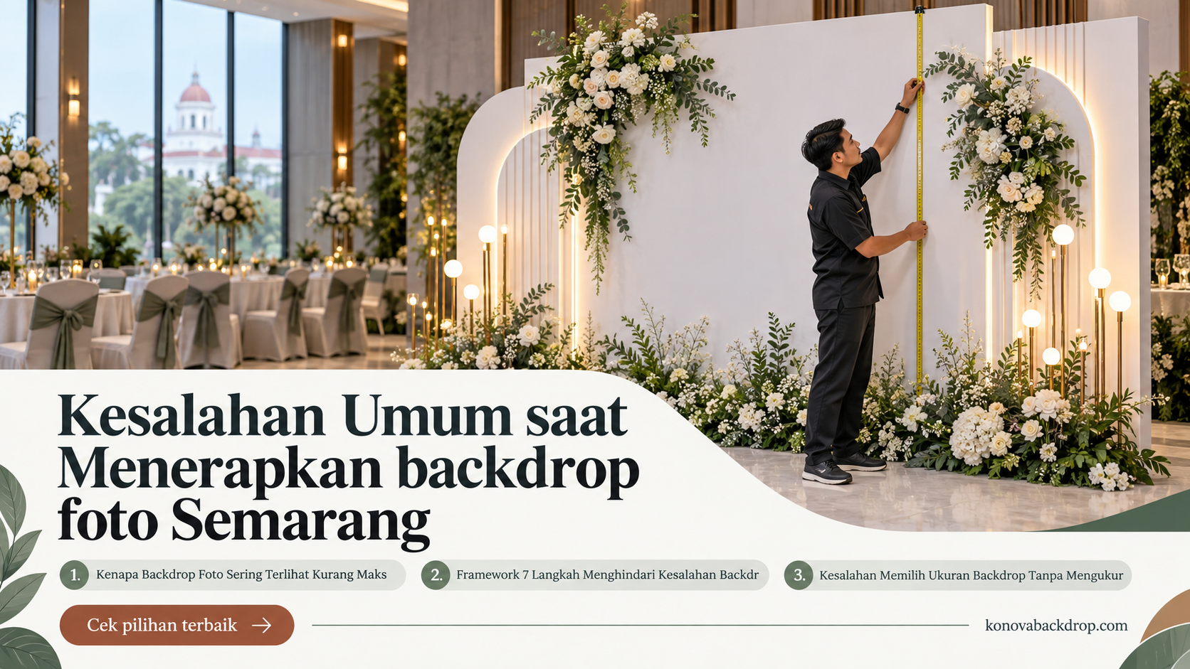 backdrop pernikahan Semarang - Kesalahan Umum saat Menerapkan backdrop foto Semarang