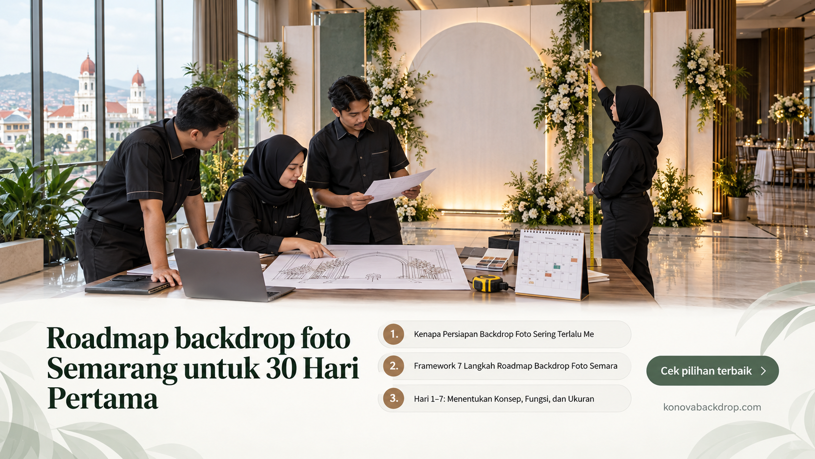 backdrop pernikahan Semarang - Roadmap backdrop foto Semarang untuk 30 Hari Pertama