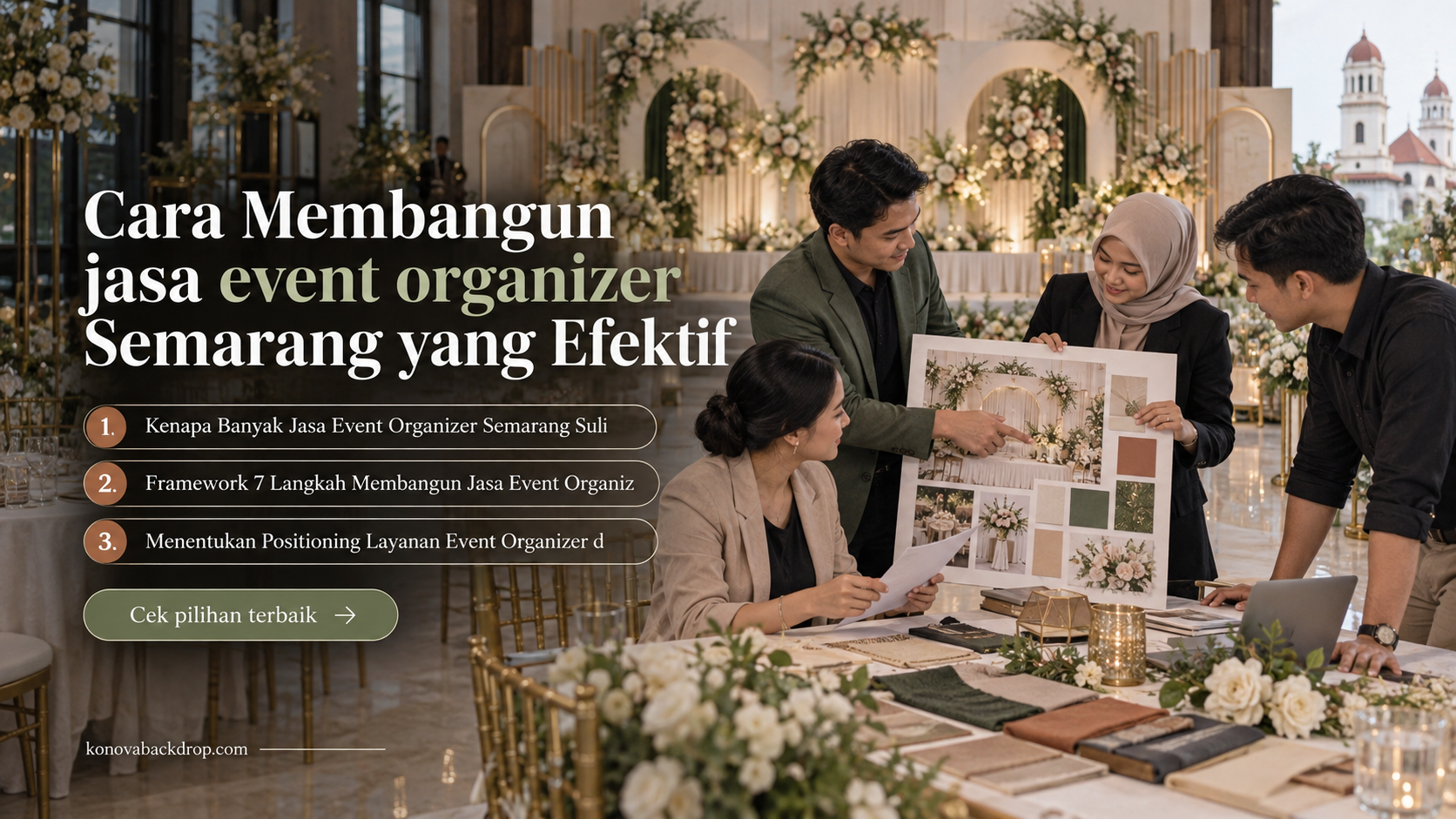 backdrop pernikahan Semarang - Cara Membangun jasa event organizer Semarang yang Efektif