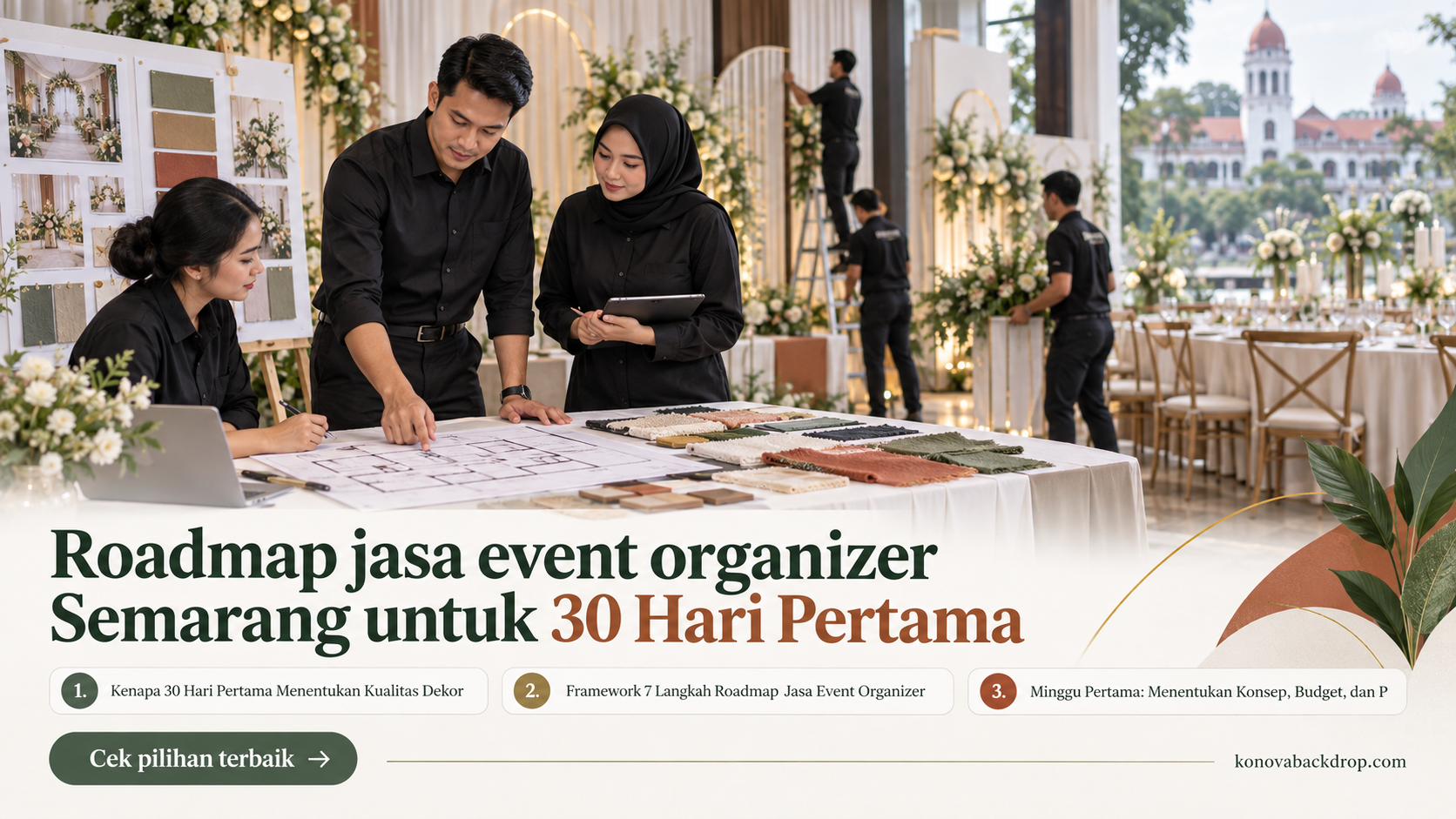 backdrop pernikahan Semarang - Roadmap jasa event organizer Semarang untuk 30 Hari Pertama