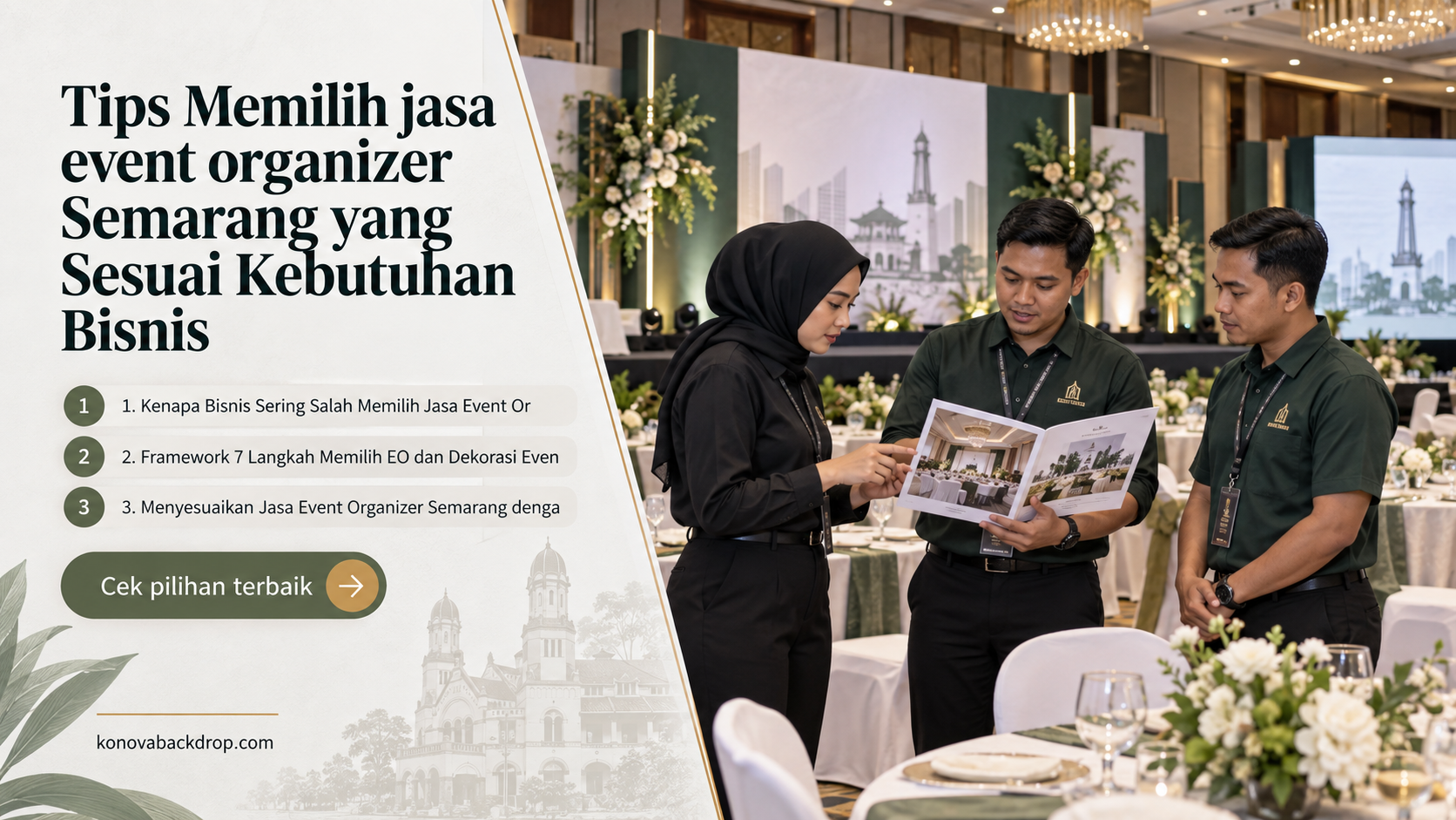 backdrop pernikahan Semarang - Tips Memilih jasa event organizer Semarang yang Sesuai Kebutuhan Bisnis