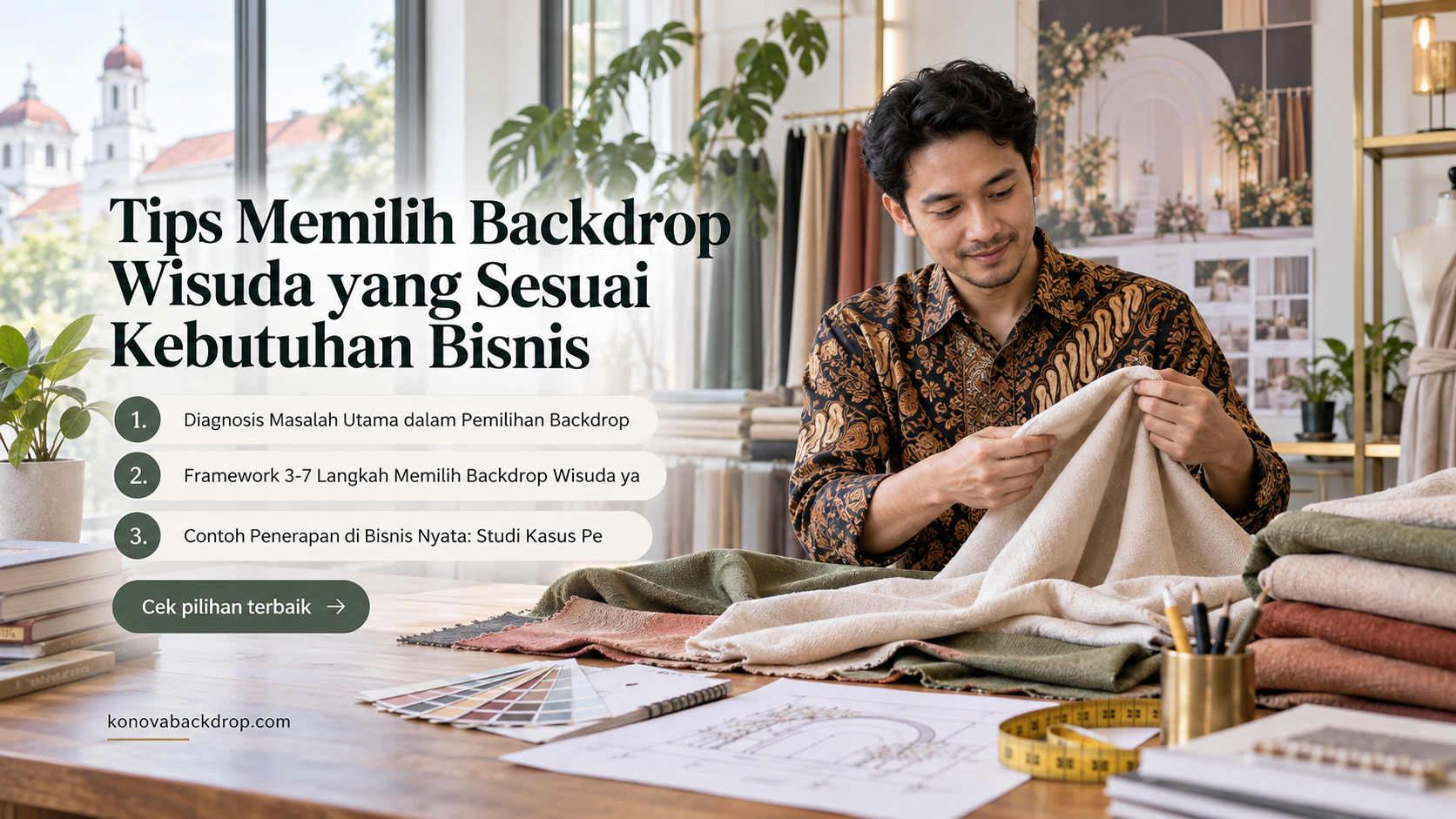 backdrop pernikahan Semarang - Tips Memilih Backdrop Wisuda yang Sesuai Kebutuhan Bisnis