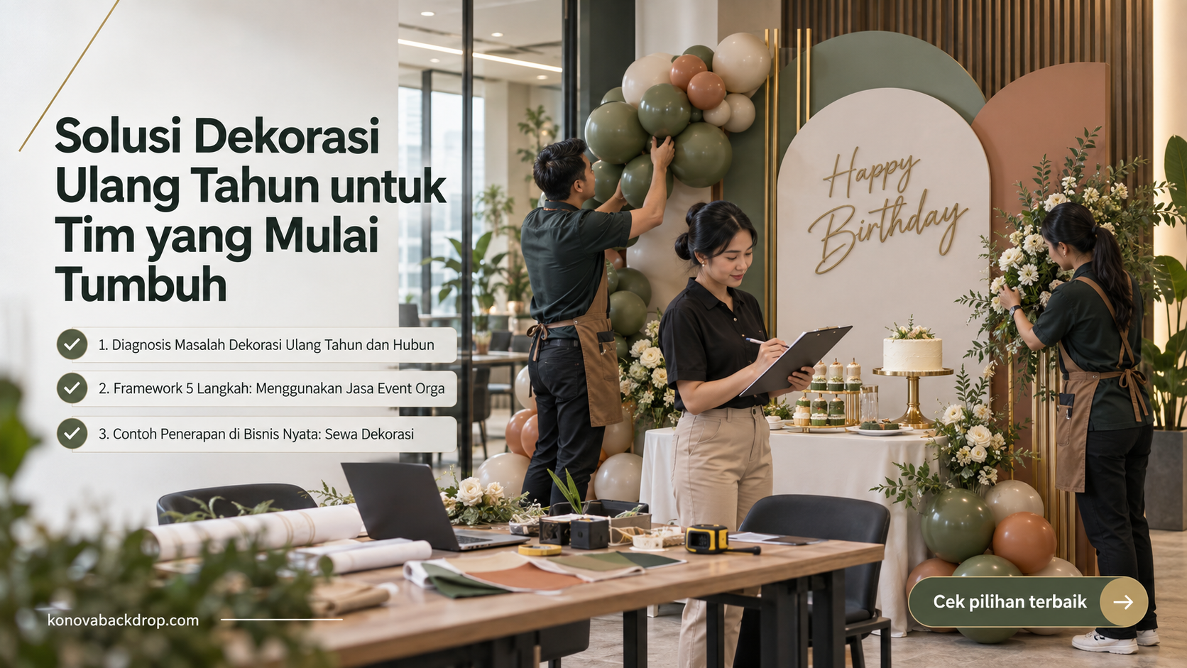 backdrop pernikahan Semarang - Solusi Dekorasi Ulang Tahun untuk Tim yang Mulai Tumbuh