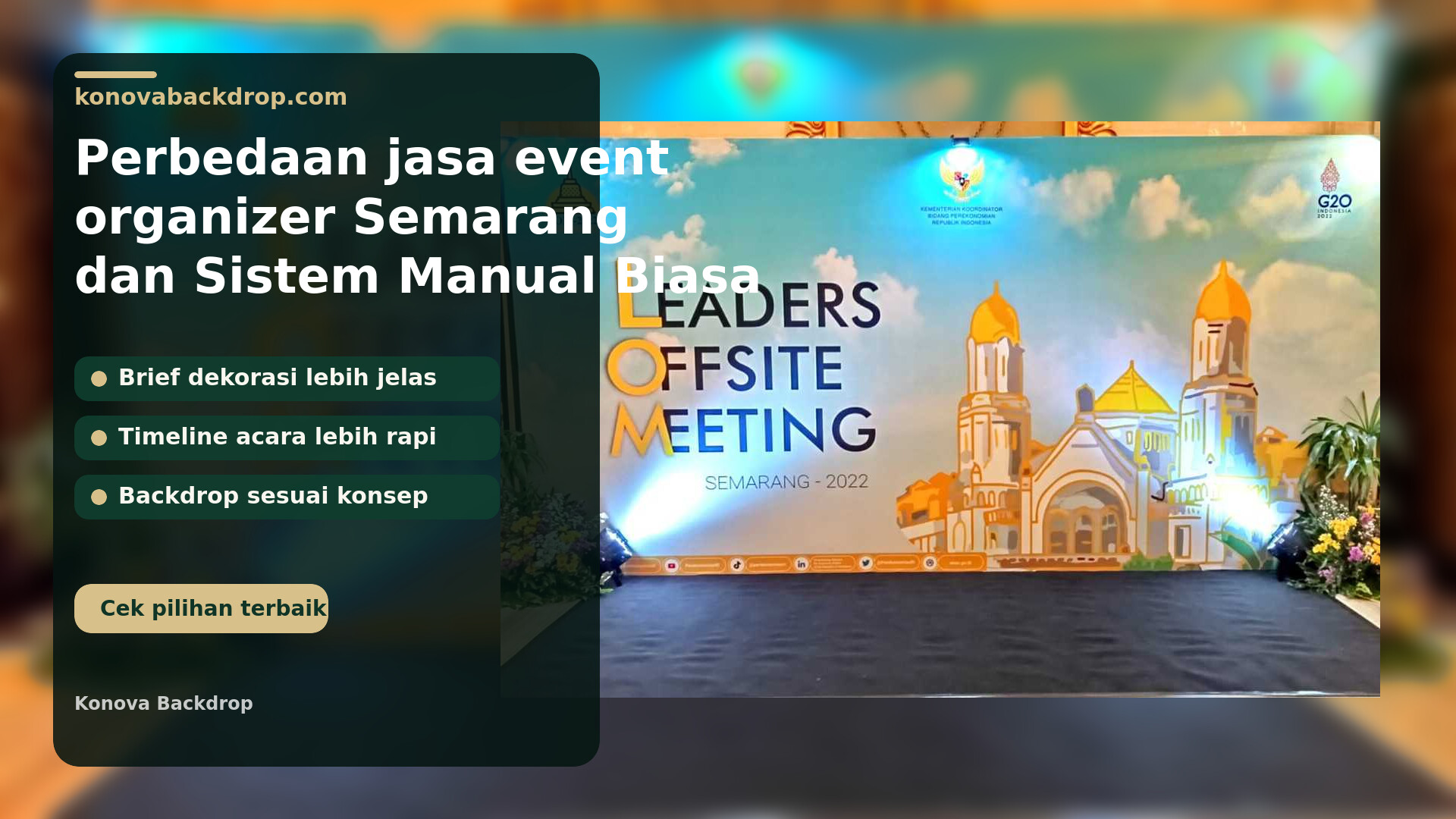 Perbedaan jasa event organizer Semarang dan Sistem Manual Biasa