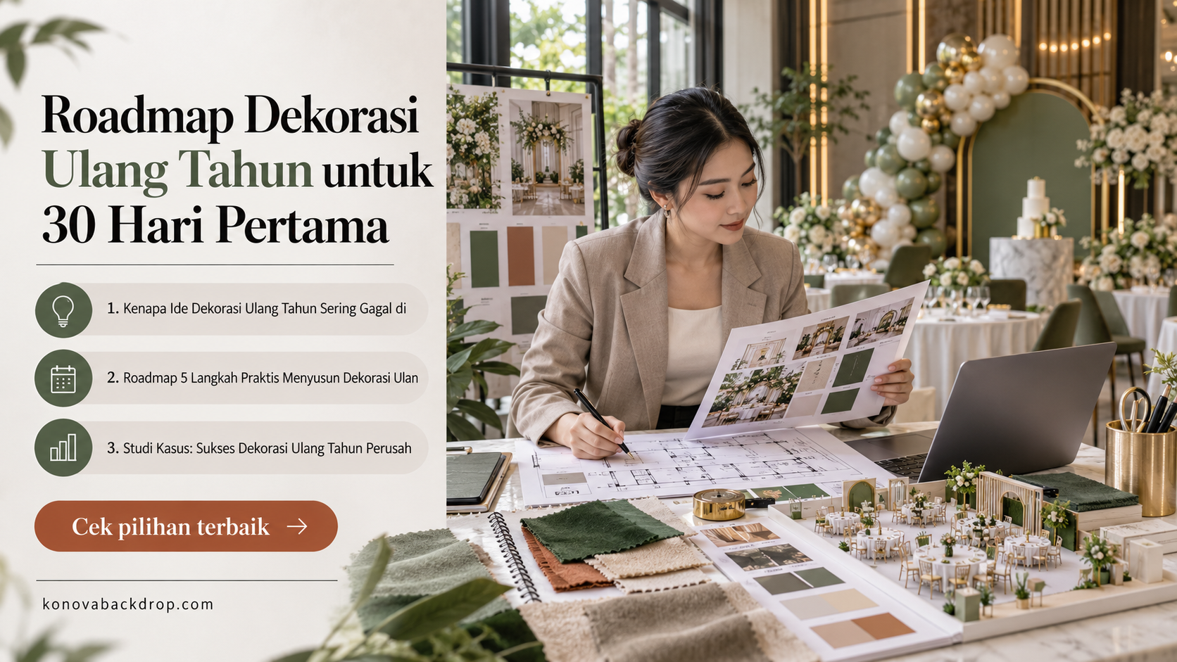 backdrop pernikahan Semarang - Roadmap Dekorasi Ulang Tahun untuk 30 Hari Pertama