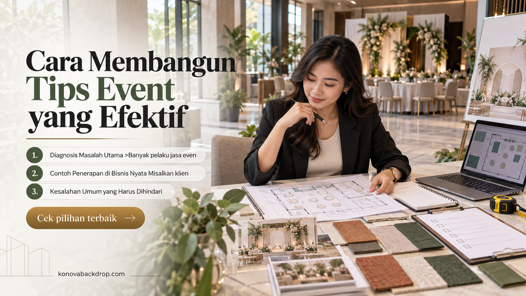 backdrop pernikahan Semarang - Cara Membangun Tips Event yang Efektif