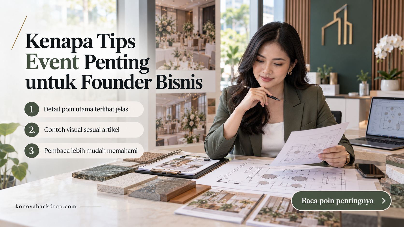 Ilustrasi backdrop pernikahan Semarang - Kenapa Tips Event Penting untuk Founder Bisnis