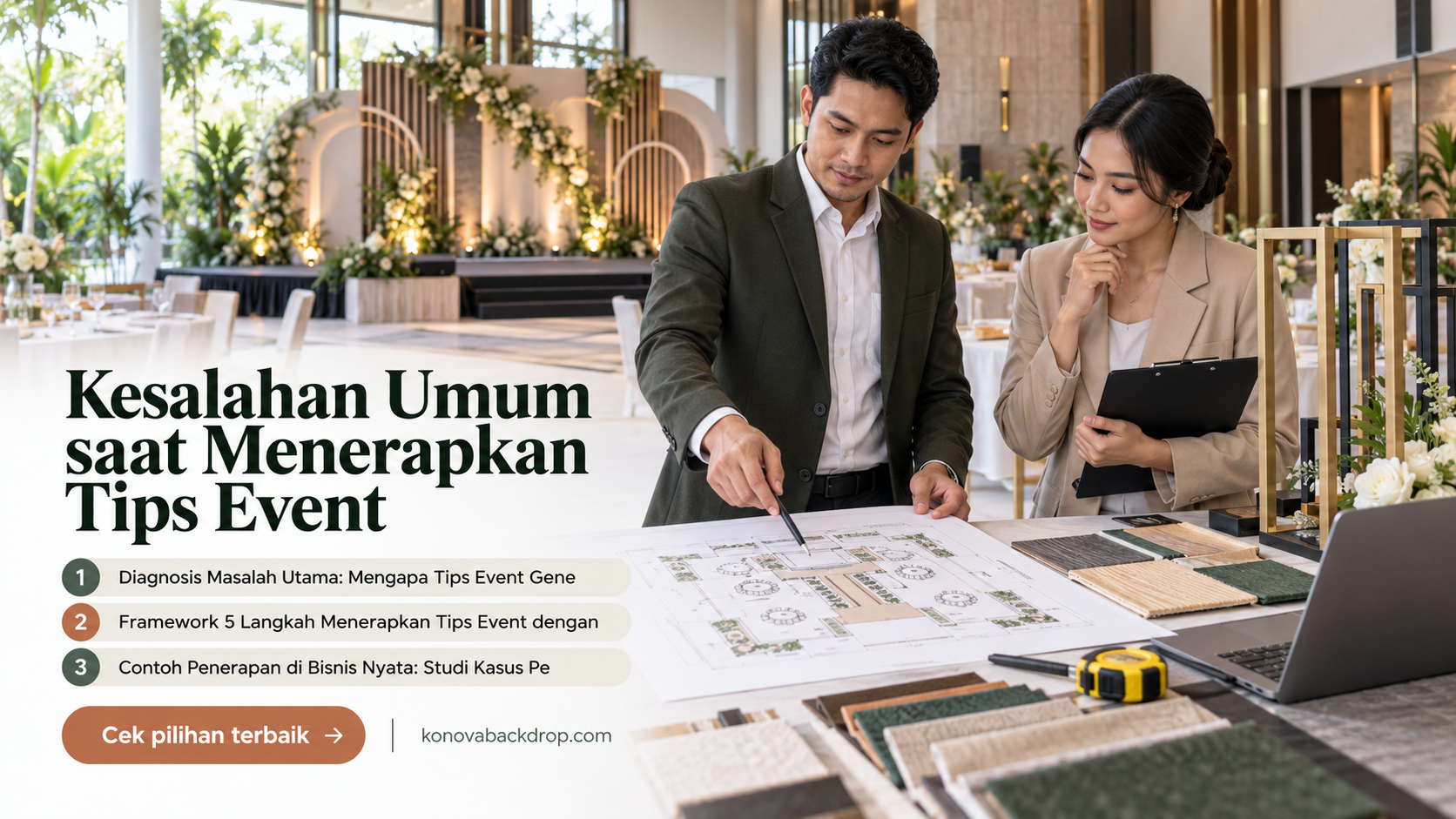 backdrop pernikahan Semarang - Kesalahan Umum saat Menerapkan Tips Event