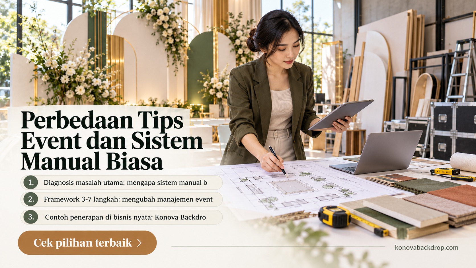 backdrop pernikahan Semarang - Perbedaan Tips Event dan Sistem Manual Biasa